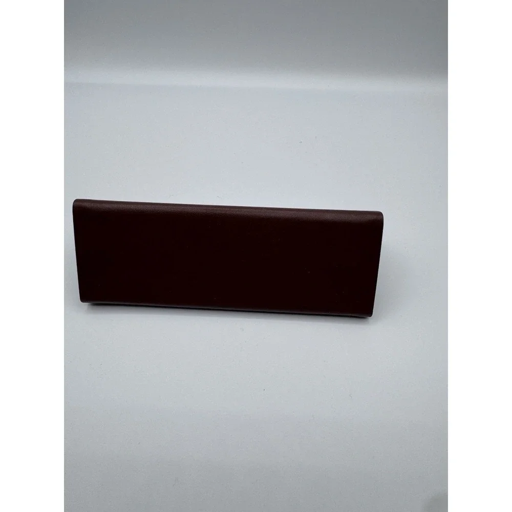 DUCKS UNLIMITED Eye Sun Glasses Case Foldable Triangle Faux Leather Magnetic